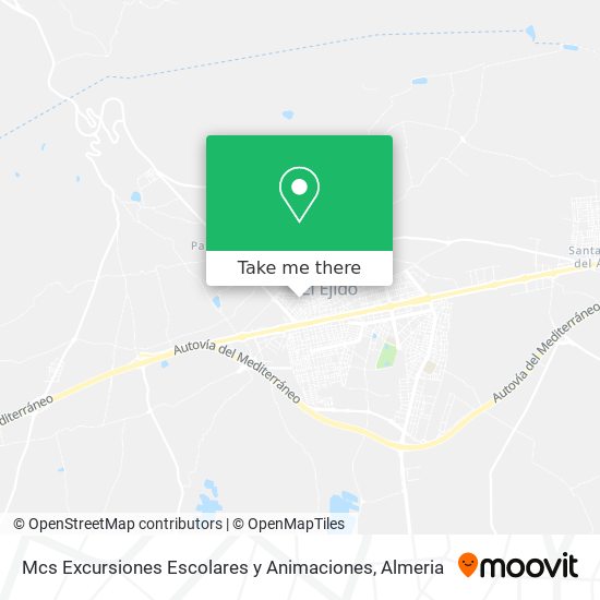 Mcs Excursiones Escolares y Animaciones map