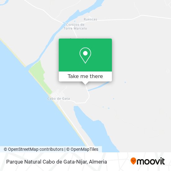Parque Natural Cabo de Gata-Níjar map