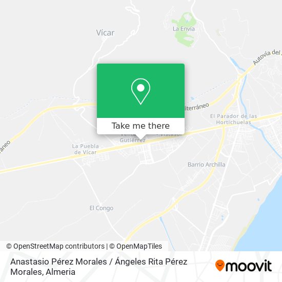 Anastasio Pérez Morales / Ángeles Rita Pérez Morales map