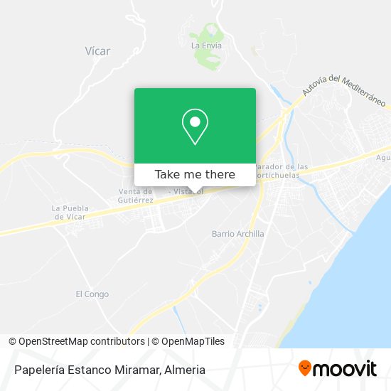 Papelería Estanco Miramar map