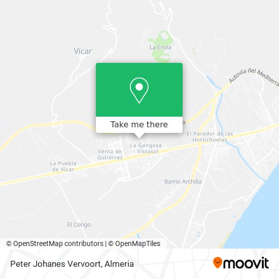 Peter Johanes Vervoort map