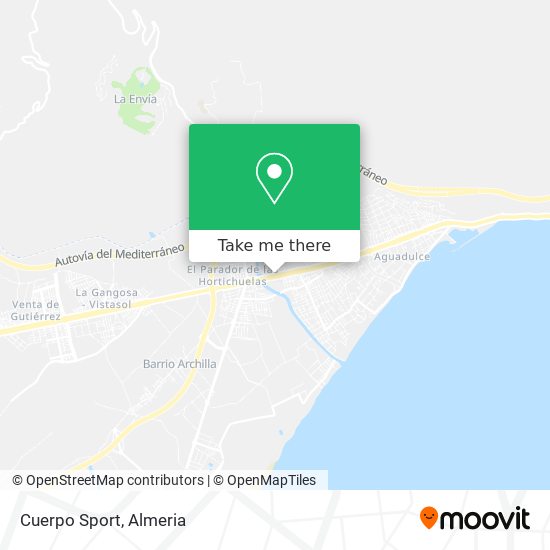 Cuerpo Sport map