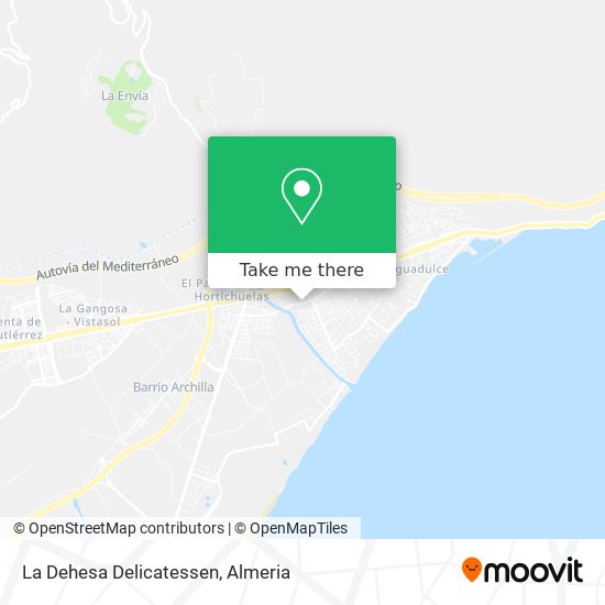 La Dehesa Delicatessen map