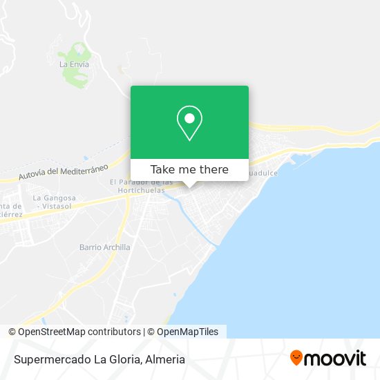 Supermercado La Gloria map