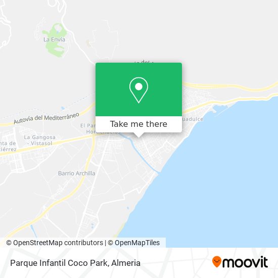 Parque Infantil Coco Park map