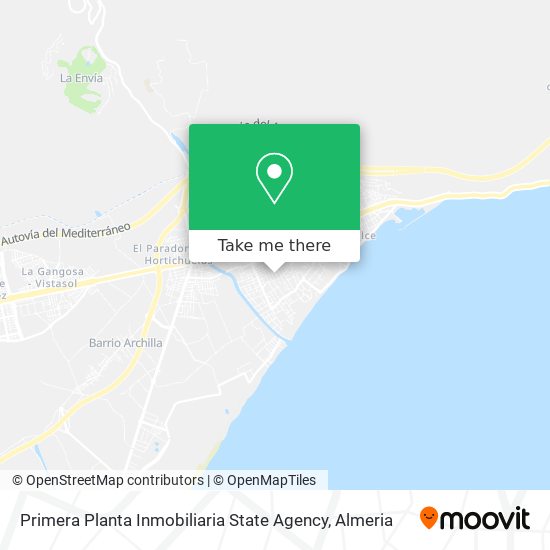Primera Planta Inmobiliaria State Agency map