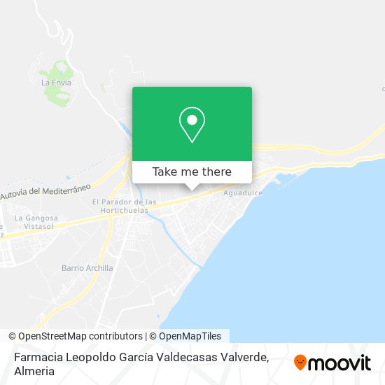 mapa Farmacia Leopoldo García Valdecasas Valverde