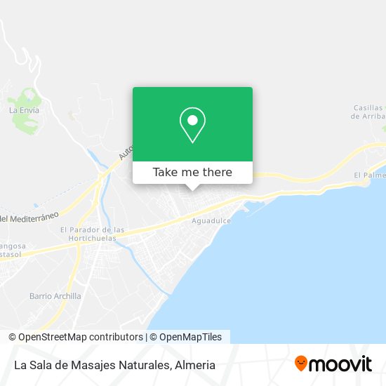 La Sala de Masajes Naturales map