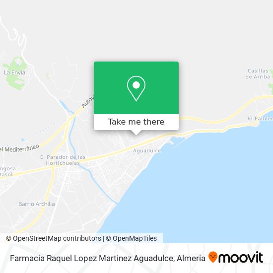 mapa Farmacia Raquel Lopez Martinez Aguadulce