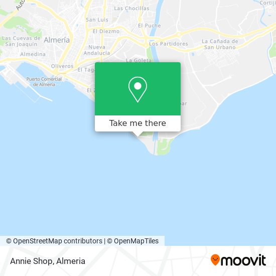mapa Annie Shop