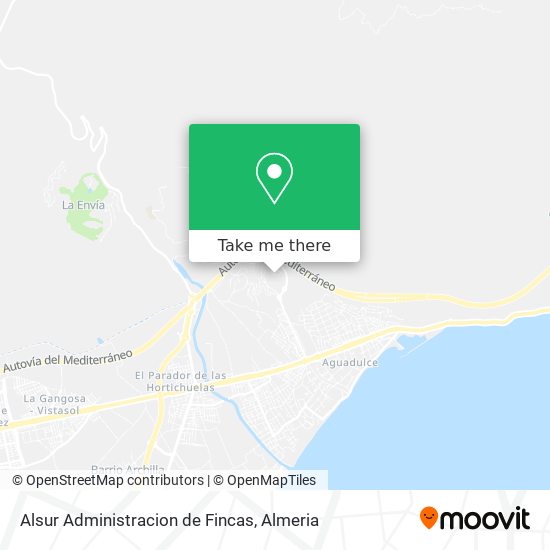 Alsur Administracion de Fincas map