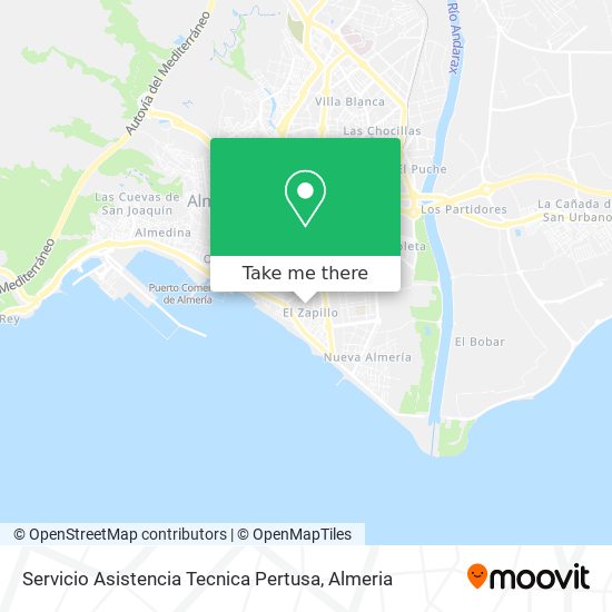 Servicio Asistencia Tecnica Pertusa map