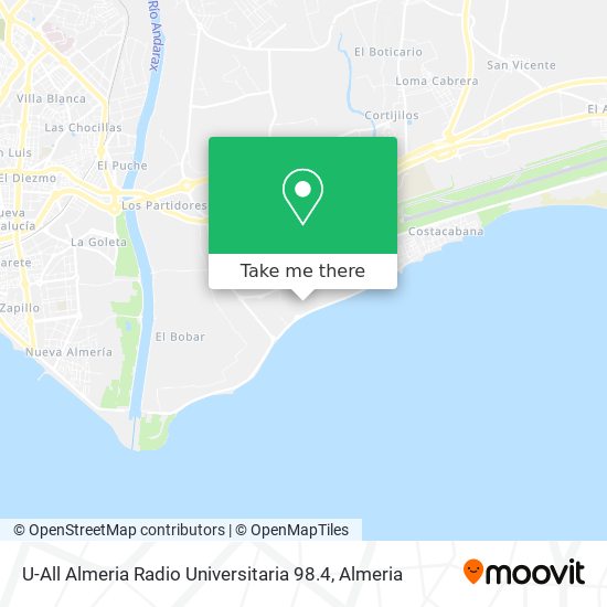 U-All Almeria Radio Universitaria 98.4 map