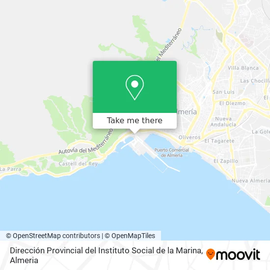 Dirección Provincial del Instituto Social de la Marina map