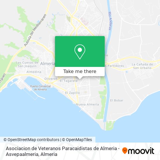 Asociacion de Veteranos Paracaidistas de Almeria - Asvepaalmeria map