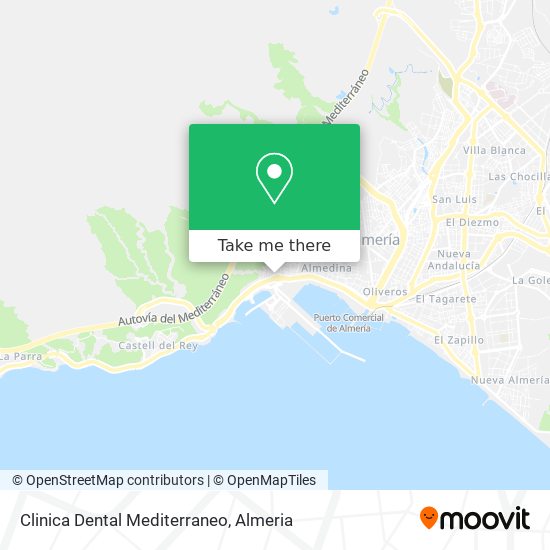 Clinica Dental Mediterraneo map