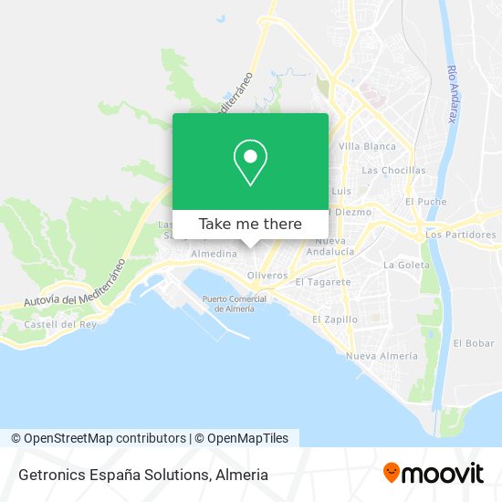 Getronics España Solutions map