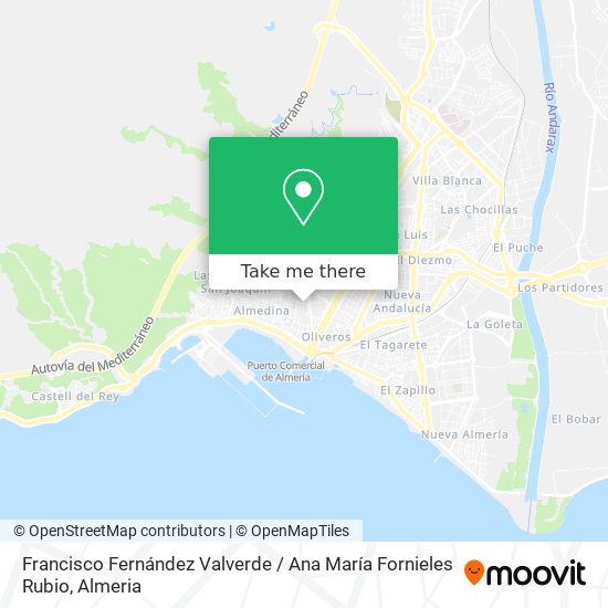 Francisco Fernández Valverde / Ana María Fornieles Rubio map