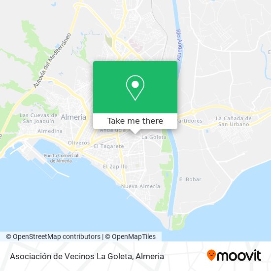 Asociación de Vecinos La Goleta map
