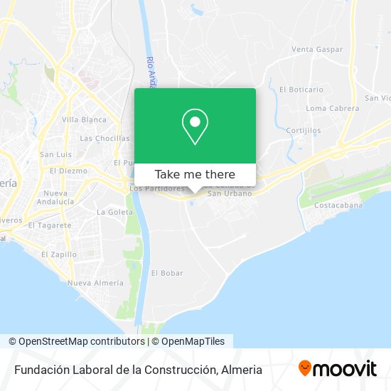 Fundación Laboral de la Construcción map