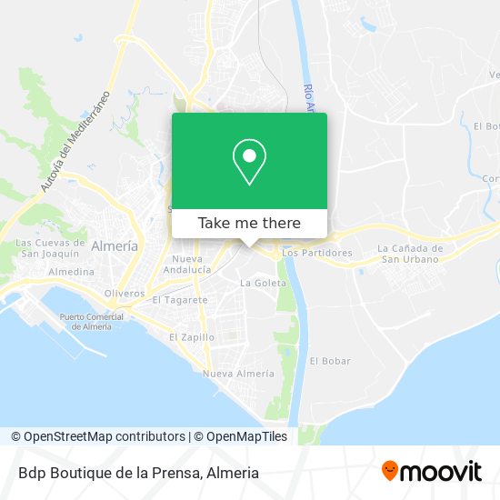 Bdp Boutique de la Prensa map