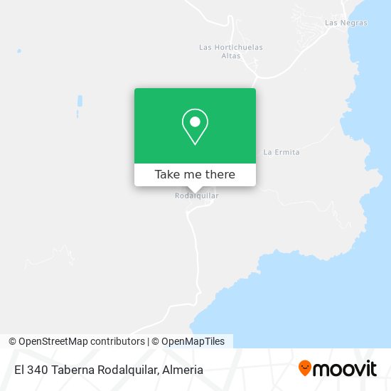 El 340 Taberna Rodalquilar map