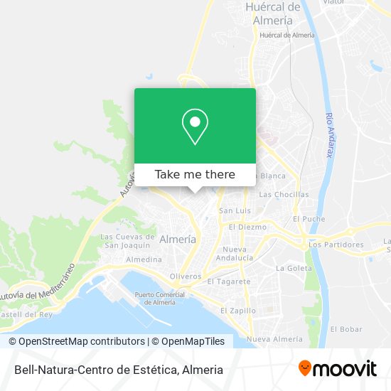 Bell-Natura-Centro de Estética map