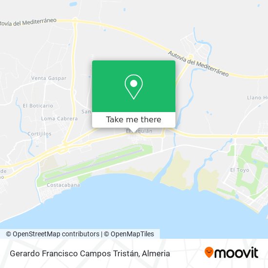 Gerardo Francisco Campos Tristán map