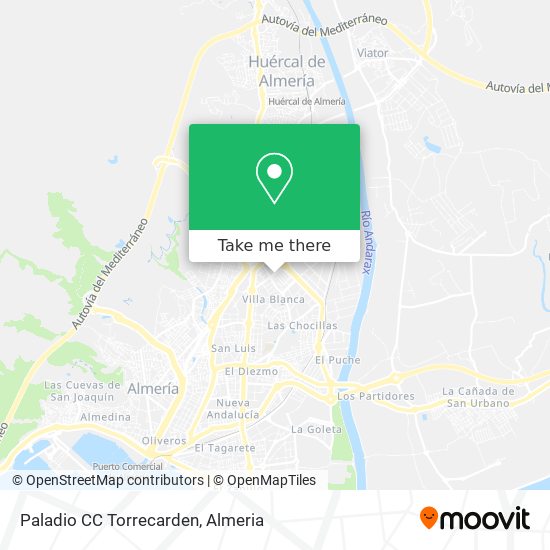 Paladio CC Torrecarden map