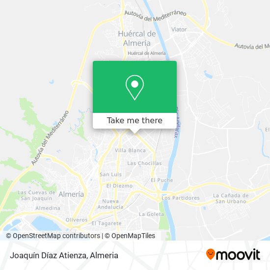 Joaquín Díaz Atienza map