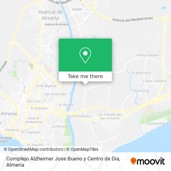 Complejo Alzheimer Jose Bueno y Centro de Dia map