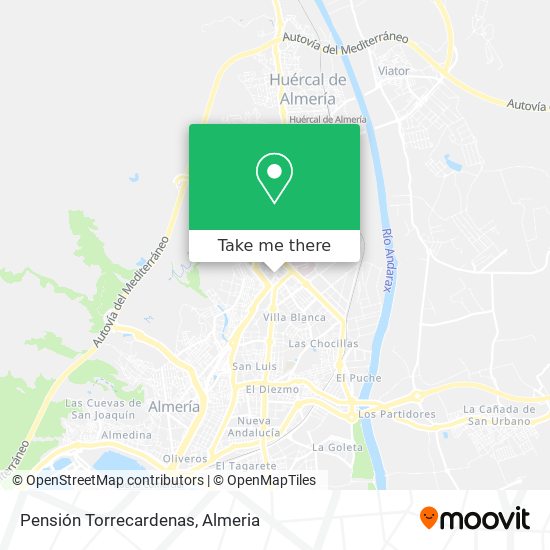 Pensión Torrecardenas map
