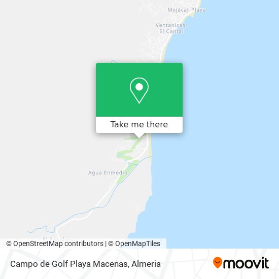 Campo de Golf Playa Macenas map