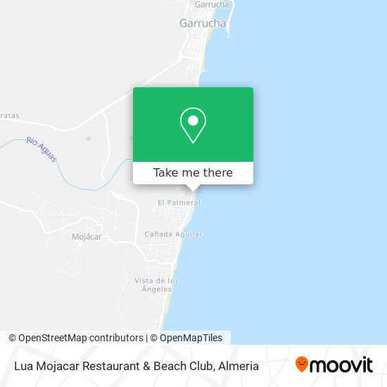 mapa Lua Mojacar Restaurant & Beach Club