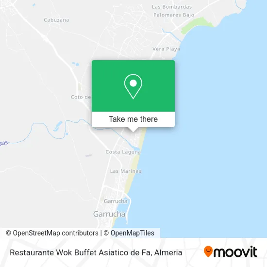Restaurante Wok Buffet Asiatico de Fa map