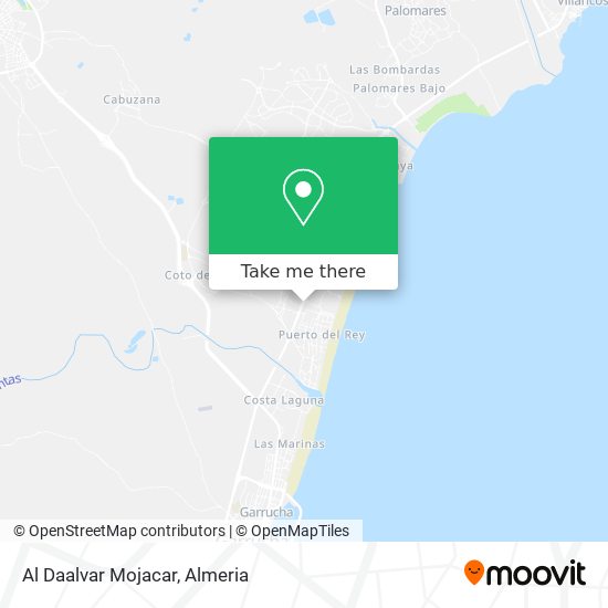 mapa Al Daalvar Mojacar