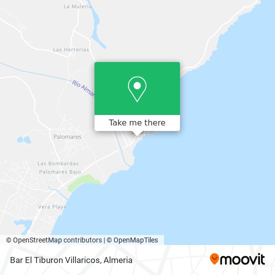 Bar El Tiburon Villaricos map