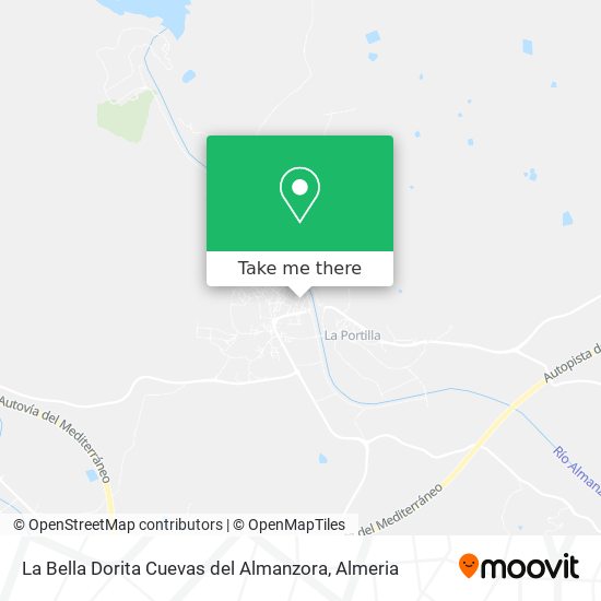 mapa La Bella Dorita Cuevas del Almanzora