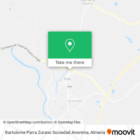 Bartolome Parra Zurano Sociedad Anonima map