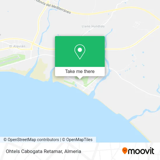 Ohtels Cabogata Retamar map