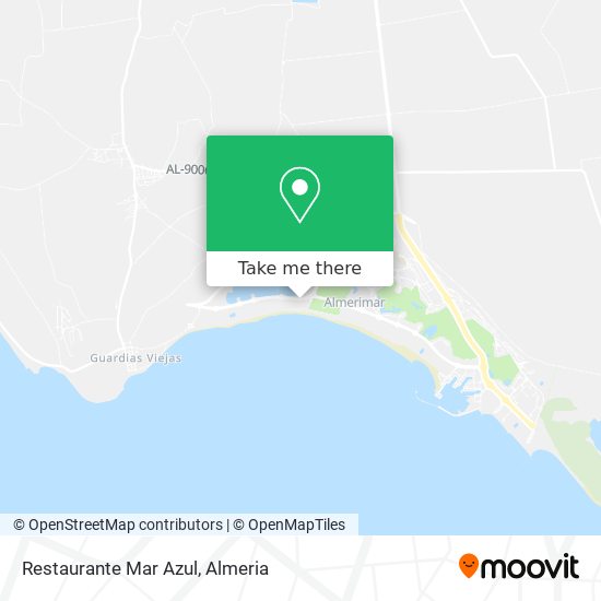 Restaurante Mar Azul map