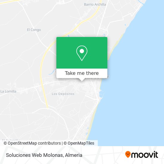 Soluciones Web Molonas map