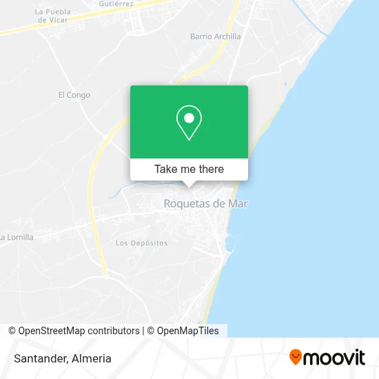 Santander map