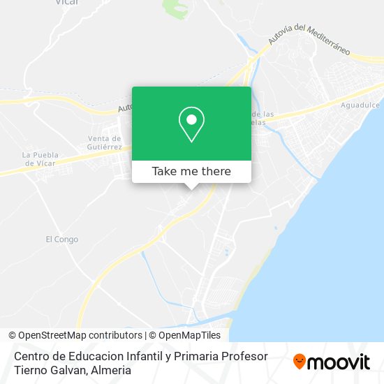 Centro de Educacion Infantil y Primaria Profesor Tierno Galvan map