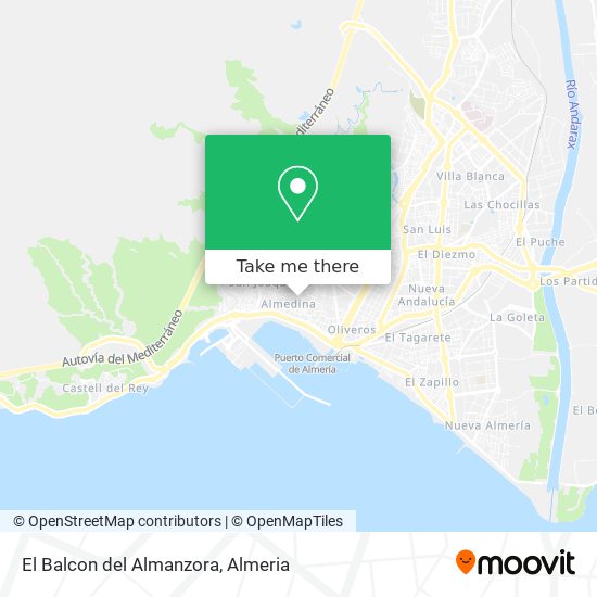 El Balcon del Almanzora map