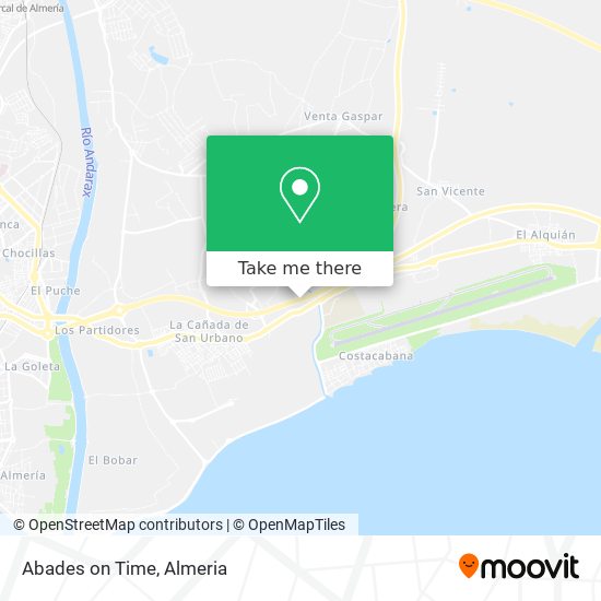 mapa Abades on Time
