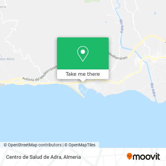 Centro de Salud de Adra map