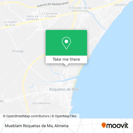 Mueblam Roquetas de Ma map