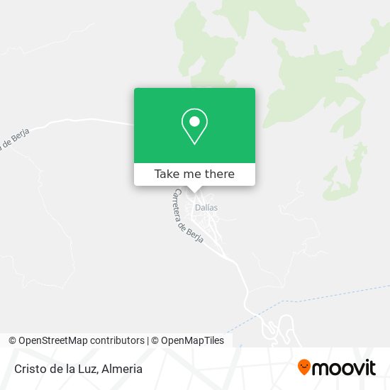 Cristo de la Luz map