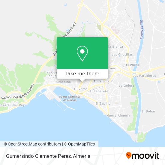 Gumersindo Clemente Perez map